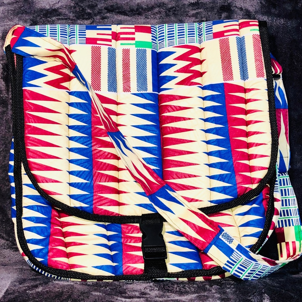 African fabric crossbody bag